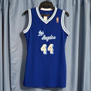 NBA Hardwood Classics Los Angeles Lakers Jerry West 44 Basketball Jersey Youth M